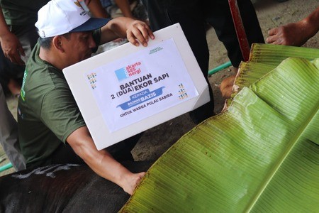 Baznas Bazis DKI Jakarta Dirikan Dapur Kurban untuk Warga Pulau Sabira