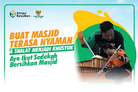 Sedekah Bersih-Bersih Masjid dan Mushala di Jakarta
